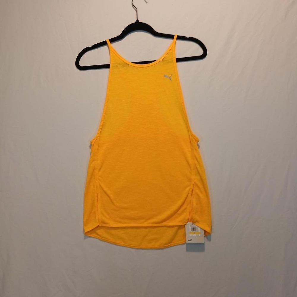 NWT Puma Medium Burnout racerback tank Dry Cell dancer drapey tank LSU gym
